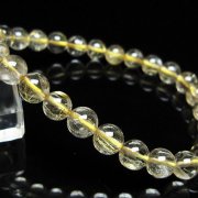 ゴールドタイチンルチル ブレスレット 7mm [t171-8499]