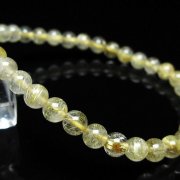 ゴールドタイチンルチル ブレスレット 5mm [t171-8616]