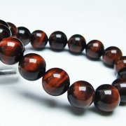 レッドタイガーアイ※赤虎目石 ブレスレット 12mm [t198-6225]