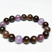 高品質　カナダ産　いちご型　オーラライト23ブレスレット　6 高品質 カナダ産 いちご型 オーラライト23ブレスレット 6