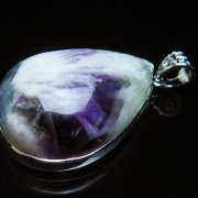 エンジェルフェザー フローライト ペンダント [T21-4540]