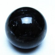 モリオン 純天然 黒水晶 丸玉 34mm [t220-10361]