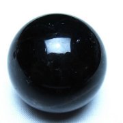 モリオン 純天然 黒水晶 丸玉 36mm [t220-10444]