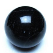 モリオン 純天然 黒水晶 丸玉 40mm [t220-10451]