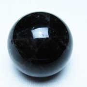 モリオン 純天然 黒水晶 丸玉 36mm [t220-9794]