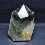 1.2Kg グリーンファントム水晶 六角柱[T222-2487]
