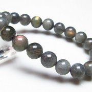 ピンクラブラドライト ブレスレット 11mm [t235-2104]