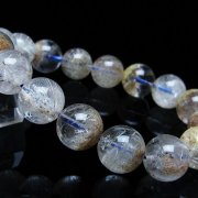 ホワイトガーデンファントムクォーツ ブレスレット 14mm [T239-3165]
