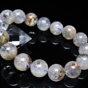 ホワイトガーデンファントムクォーツ ブレスレット 14mm [t239-3278]