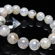 ホワイトガーデンファントムクォーツ ブレスレット 14mm [t239-3616]