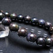 台湾産 北投石 天然ラジウム効果 ブレスレット 12mm [t538-2735]