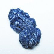 ラピスラズリ 置物 614g 7.6Kg ラピスラズリ手彫り龍置物[T362-482]