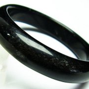 ゴールドキャッツアイオブシディアン バングル 58mm [T250-1396]