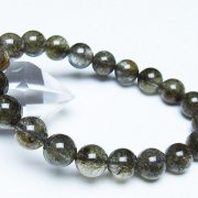 ブラックルチルクォーツ ブレスレット 10mm [t257-8010]