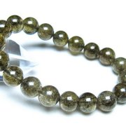 ブラックルチルクォーツ ブレスレット 10mm [t257-8222]