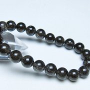 ブラックルチルクォーツ ブレスレット 9mm [t257-8299]