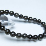 ブラックルチルクォーツ ブレスレット 8mm [t257-8301]