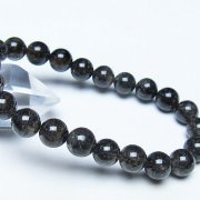 ブラックルチルクォーツ ブレスレット 9mm [t257-8315]
