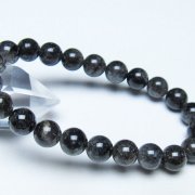 ブラックルチルクォーツ ブレスレット 9mm [t257-8318]