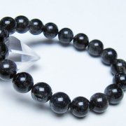ブラックルチルクォーツ ブレスレット 10mm [t257-8501]