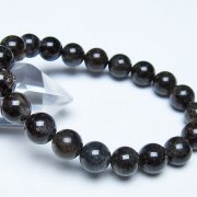 ブラックルチルクォーツ ブレスレット 9mm [t257-8503]