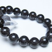 ブラックルチルクォーツ ブレスレット 13mm [t257-8507]