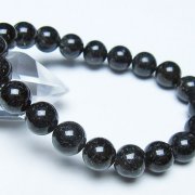 ブラックルチルクォーツ ブレスレット 10mm [t257-8566]