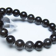 ブラックルチルクォーツ ブレスレット 12mm [t257-8581]