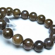ルチルインアゲート ブレスレット 14mm [t258-2078]