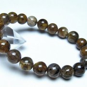 ルチルインアゲート ブレスレット 10mm [t258-2099]