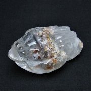 ガーデンクォーツ（庭園水晶）ヒマラヤ水晶金蟾[T261-1317]