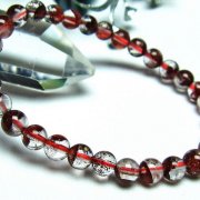 レッドファントムクォーツ ブレスレット レッドファントムクォーツ ブレスレット 15-16mm #PF021