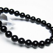 ゴールドキャッツアイオブシディアン ブレスレット 8mm [T265-1779]