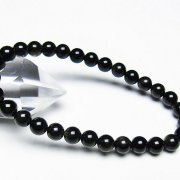 ゴールドキャッツアイオブシディアン ブレスレット 6mm [T265-1899]