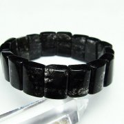 ★(樹珊柑！)ブラックルチル バングル ブレスレット(SA~SA+) 天然ブラックルチルクォーツブレス 8.5mm [b890-8mm