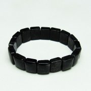 ★(樹珊柑！)ブラックルチル バングル ブレスレット(SA~SA+) 天然ブラックルチルクォーツブレス 8.5mm [b890-8mm