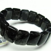 ブラックルチルクォーツ バングル [t274-1739]