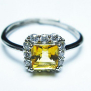 虹入り シトリン水晶 丸玉 65mm [t529-5693]