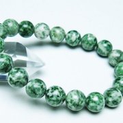 グリーンスポットジャスパー ブレスレット 11mm [T285-1525]