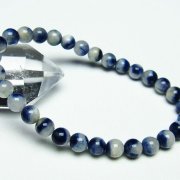 デュモルチェライトインクォーツ ブレスレット 6mm [T286-3849]