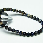 デュモルチェライトインクォーツ ブレスレット 6mm [T286-3993]