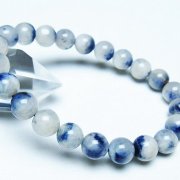デュモルチェライトインクォーツ ブレスレット 8mm [t286-4419]