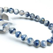 デュモルチェライトインクォーツ ブレスレット 8mm [t286-4503]