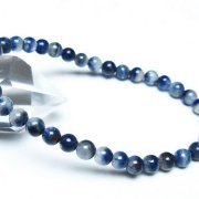 デュモルチェライトインクォーツ ブレスレット 5mm [t286-4533]