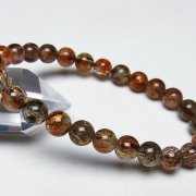 ブラックゴールド スーパーセブン ブレスレット 8mm [t289-7708]