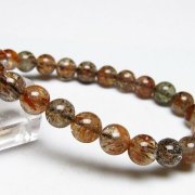 ブラックゴールド スーパーセブン ブレスレット 8mm [t289-7740]