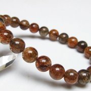 ブラックゴールド スーパーセブン ブレスレット 8mm [t289-7842]
