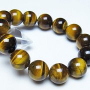 タイガーアイ※黄虎目石 ブレスレット 17mm [t30-14761]