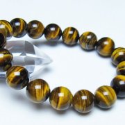 タイガーアイ※黄虎目石 ブレスレット 13mm [t30-14849]