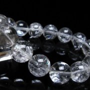 アイリスクォーツ 虹入り レインボー水晶 ブレスレット 14mm [t303-1407]